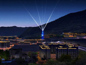 重慶云陽工業(yè)園區(qū)夜景亮化設計
