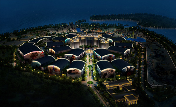 海南?；◢u影視基地戶外照明工程